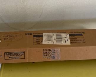 White Faux Wood Window Blind