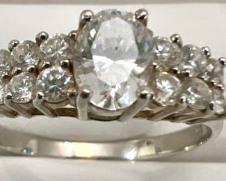 CZ & 14K Ring