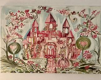 "Princess Castle" Stretched Canvas Art