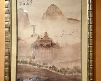 Framed Asian Artwork