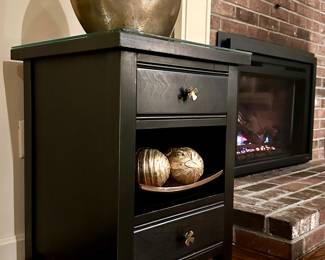 Small Black Side Table