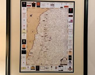 Vintage Expedition Napa Valley Map