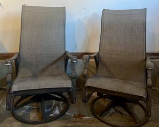 (4) Telescope Casual Furniture Swivel Rockers