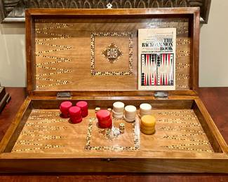 Inlaid Backgammon Set