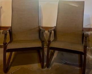 (4) Telescope Casual Furniture Armchairs