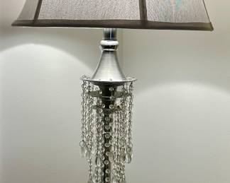 Table Lamp with Faux Crystals