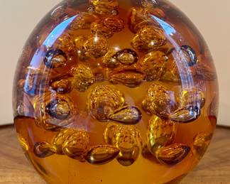 Oversized Glass Paperweight