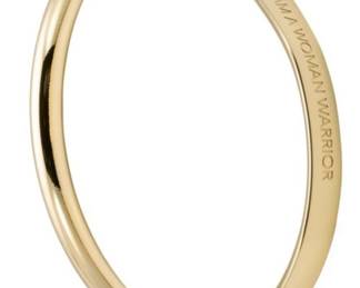 14K Gold Plated Woman Warrior Bracelet