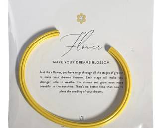 Stella Valle Yellow Flower Swarovski Cuff