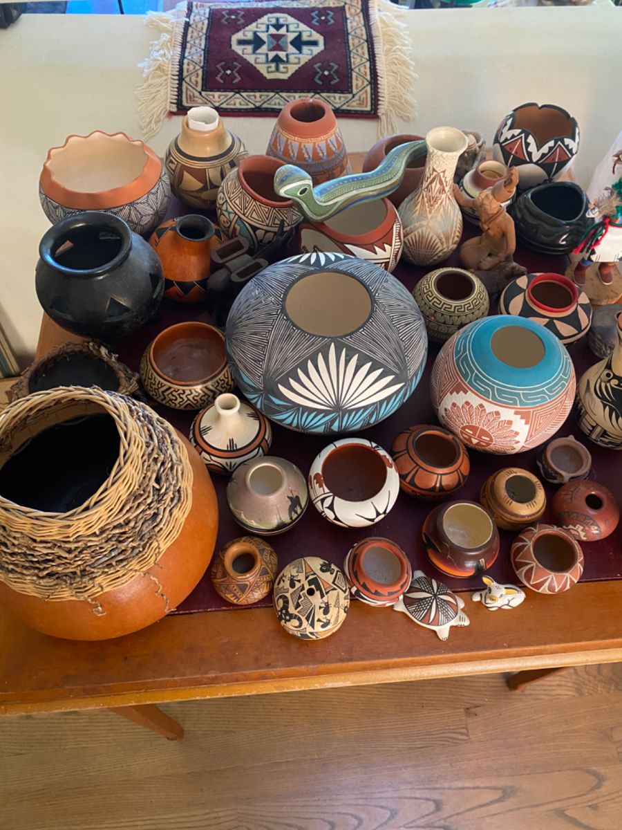 Native American Pottery Collection.  Over 50 pieces!