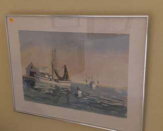 Draper original watercolor