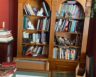 Solid wood book shelves