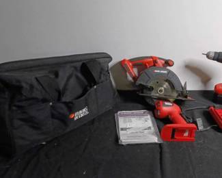 Black and Decker Cordless Set