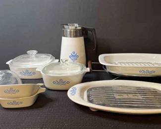 Cornflower Corningware