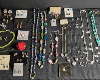 Assortment of Costume Jewelry