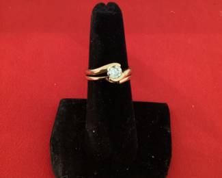 14k gold engagement set