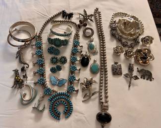 Sterling & Native American jewelry 