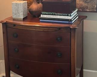 Fabulous old walnut chest with butler’s slide 