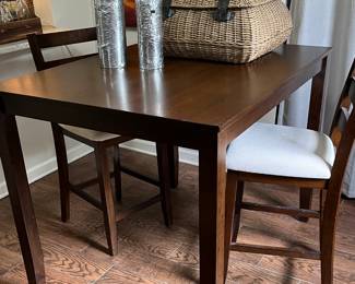 Bar height dining table 