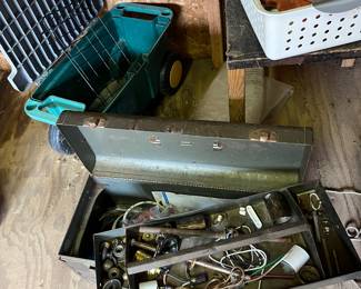 Tool box loaded with tools