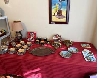 Japanese tea set; art