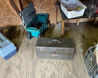 Tool box loaded with tools