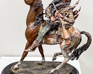 C.A. Pardell "Visionary" Chief Plenty Coups Limited Edition Bronze Sculpture