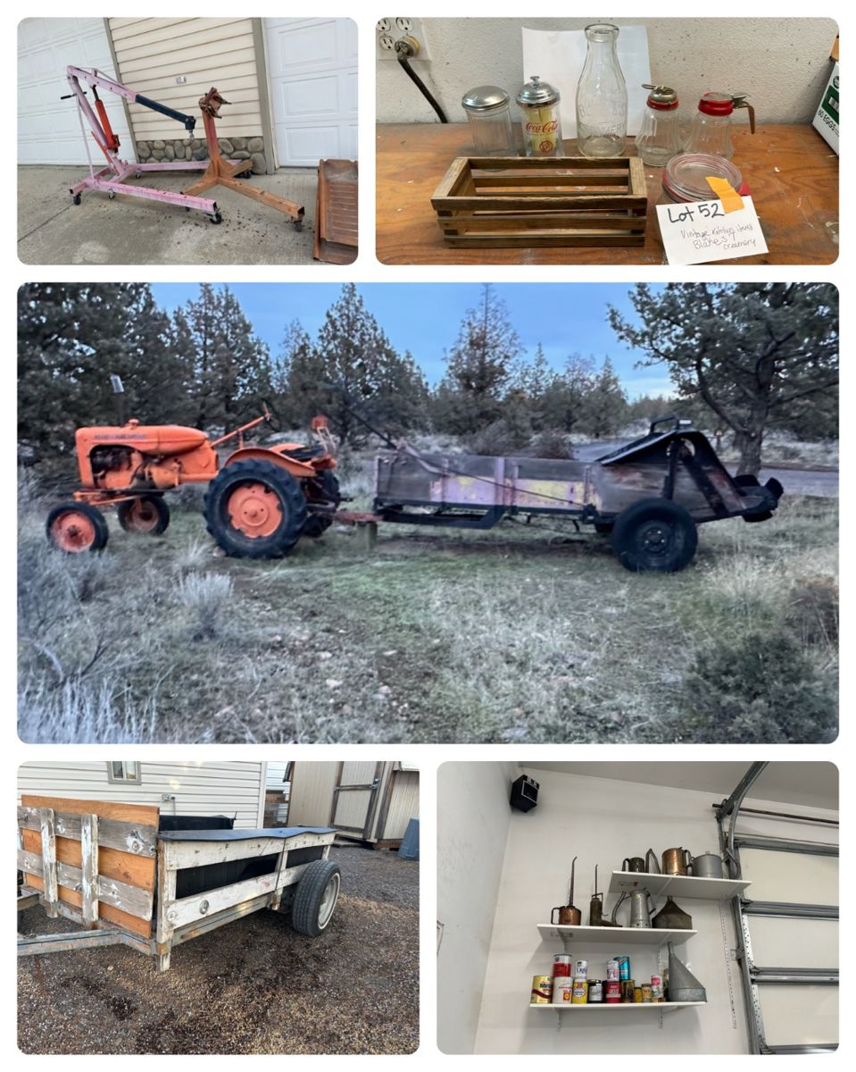 Powell Butte Online Estate Auction starts on 1/4/2024