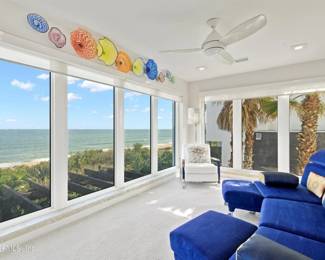 Art glass and modern contemporary furniture 