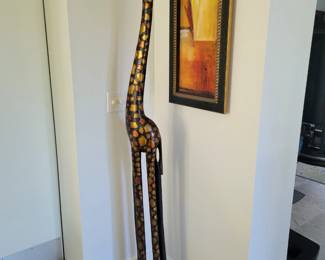 Pier One Giraffe Sculpture 