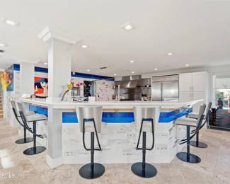 Scan design Regal Stainless swivel bar stools 