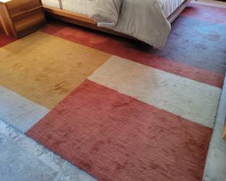 Decorative Rug measures 163" x 117"