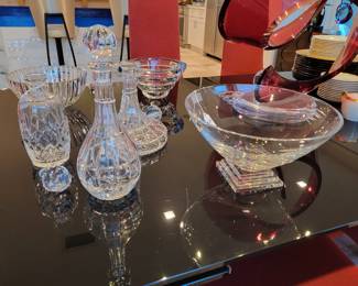 Waterford, Kosta Boda, Tiffany & Co Crystal 