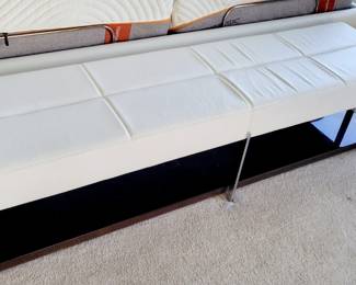 Scan Design White Contemporary Foot Bench 