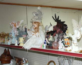 Lots of angel trinkets