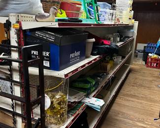 Different office supplies, Christmas boxes 