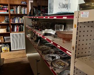 Decorative plates and collectible glassware