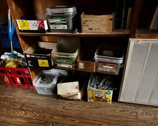 shelving pegs, and fence steeples 