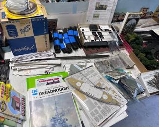 Model Train accessories and pamphlets 