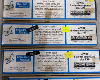 Miniature metal train kits to build 