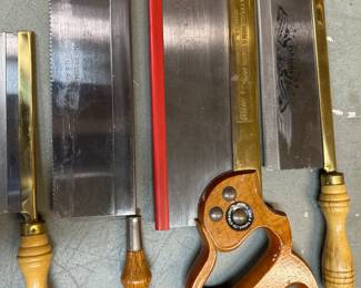 Paragon, W. Tyzack ,Craftsman high quality back saws 