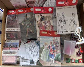 Miniature figurines still in original packaged 