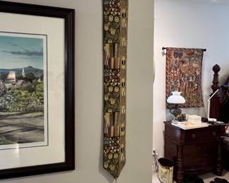 The Kiss Tapestry -$52
French tapestry in background $670