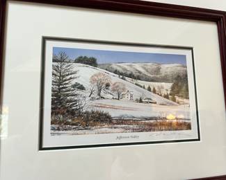 Jefferson Valley- William Mangum Signed Print- $60