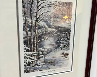 Tranquil Reflection- William Mangum Signed Print- $33