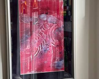 Magenta Abstract- $120