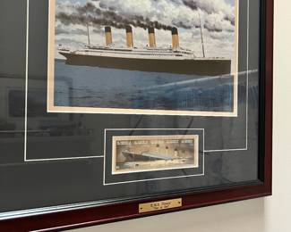 Titanic Print & Stamp- $36