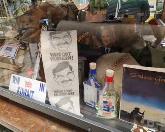 This display is huge and contains different items from the Iraq War 2003-2011.  This display will be priced as a complete package.   