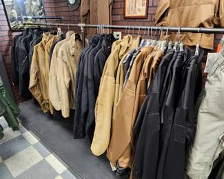 Assortment of Outdoor Jackets and Coats