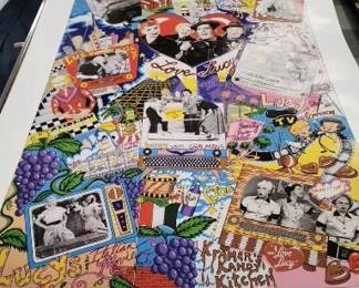 Rare Charles Fazzino 50th Anniversary I Love Lucy Poster